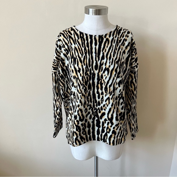 Maje patterned drop shoulder Guleo Sweater 13750 - Picture 3 of 11